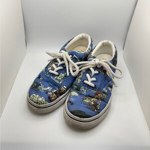 Polo by Ralph Lauren Blue Patterned Graphic Kids Sneakers